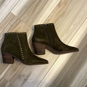 Lucky brand Olive Ankle Boots with Rivet Studded Detail